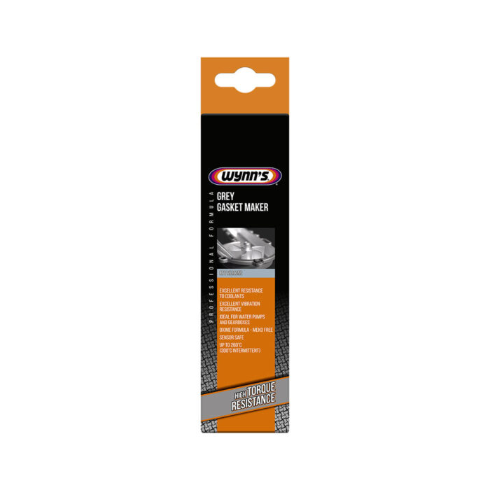 A box of grey gasket maker