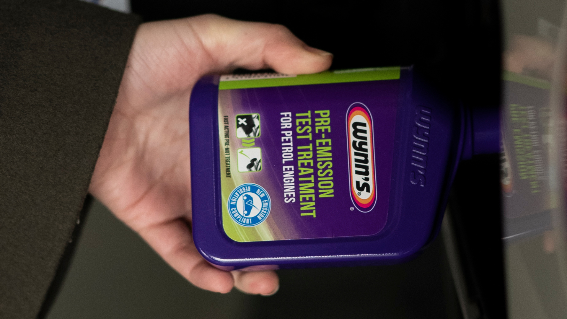 Pre emission test treatment