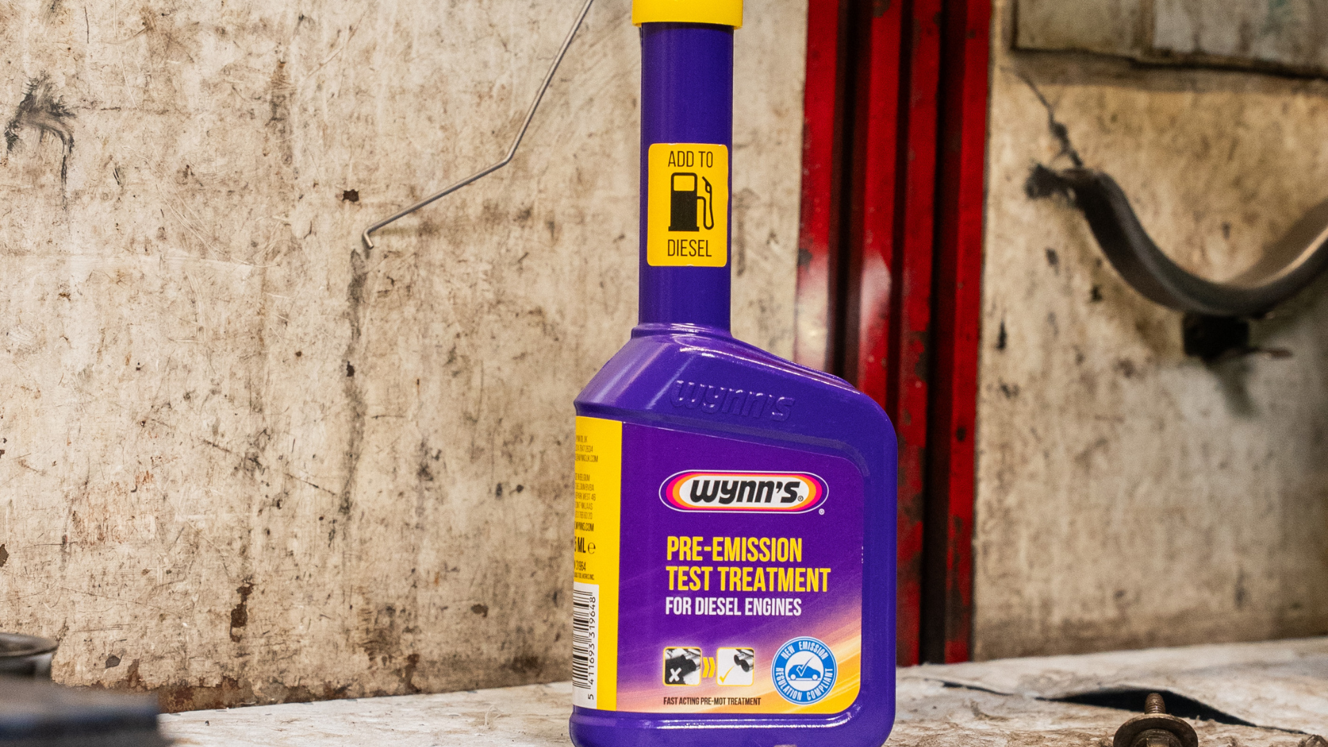 Pre emission test treatment diesel